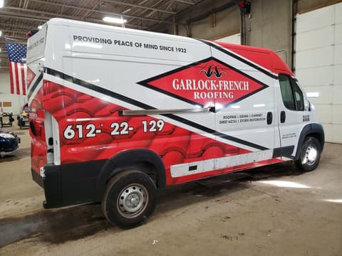 2019 Ram ProMaster 2500, VIN 3C6TRVDG6KE552725. Фото 3 з 6 з аукціону Copart. Каталог авто зі США OpenDataCar.