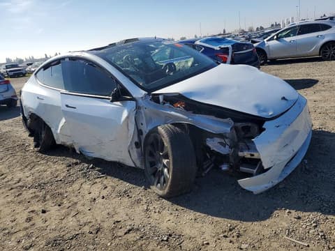 2023 Tesla Model Y, VIN 7SAYGDEE3PF755345. Фото 4 з 6 з аукціону Copart. Каталог авто зі США OpenDataCar.