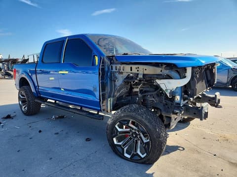 2021 Ford F-150 Lightning, VIN 1FTFW1E55MFC89950. Zdjęcie 4 z 6 z aukcji Copart. Katalog aut z USA OpenDataCar.