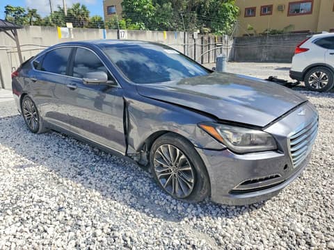 2015 Hyundai Genesis, VIN KMHGN4JE9FU065461. Фото 4 з 6 з аукціону Copart. Каталог авто зі США OpenDataCar.