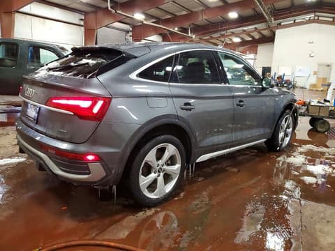 2022 Audi Q5 Sportback, VIN WA15AAFY8N2137005. Фото 3 з 6 з аукціону Copart. Каталог авто зі США OpenDataCar.