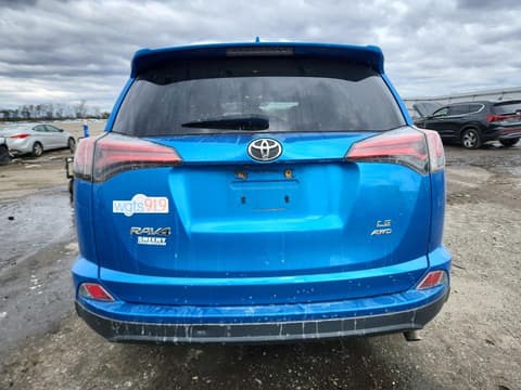 2018 Toyota RAV4, VIN 2T3BFREVXJW721164. Фото 6 из 6 с аукциона Copart. Каталог авто из США OpenDataCar.