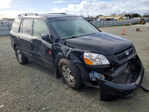 2005 Honda Pilot, VIN 2HKYF18555H572733. Фото 4 из 6 с аукциона Copart. Каталог авто из США OpenDataCar.