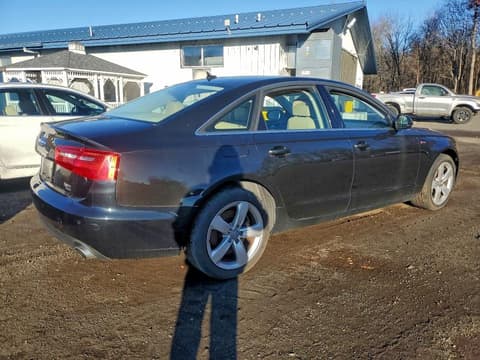 2012 Audi A6, VIN WAUGGAFC2CN150925. Фото 3 з 6 з аукціону Copart. Каталог авто зі США OpenDataCar.