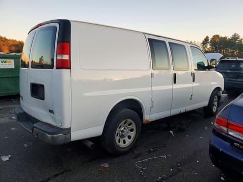 2013 Chevrolet Express 1500, VIN 1GCSHAF44D1115797. Фото 3 з 6 з аукціону Copart. Каталог авто зі США OpenDataCar.