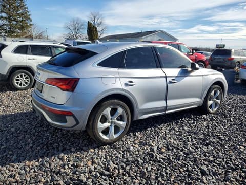 2022 Audi Q5 Sportback, VIN WA15AAFY6N2070811. Фото 3 з 6 з аукціону Copart. Каталог авто зі США OpenDataCar.