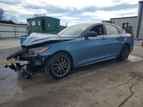 2018 Genesis G80, VIN KMHGN4JB0JU262839. Фото 1 з 6 з аукціону Copart. Каталог авто зі США OpenDataCar.