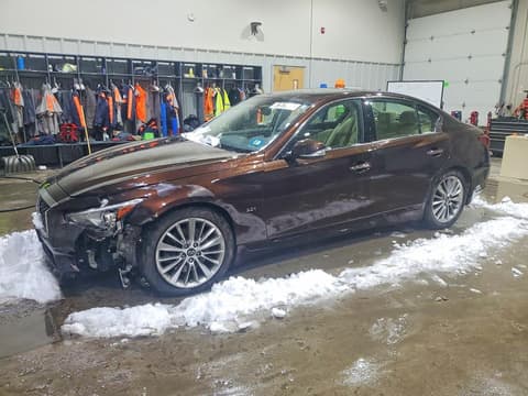 2018 Infiniti Q50, VIN JN1EV7AR6JM443683. Фото 1 з 6 з аукціону Copart. Каталог авто зі США OpenDataCar.