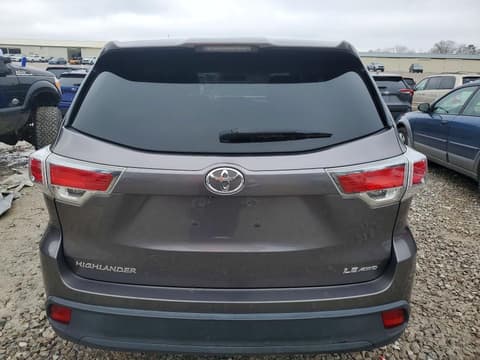 2015 Toyota Highlander, VIN 5TDBKRFH6FS075506. Фото 6 з 6 з аукціону Copart. Каталог авто зі США OpenDataCar.
