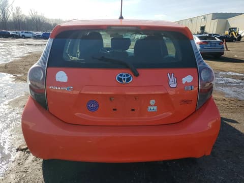 2012 Toyota Prius C, VIN JTDKDTB33C1017587. Фото 6 з 6 з аукціону Copart. Каталог авто зі США OpenDataCar.