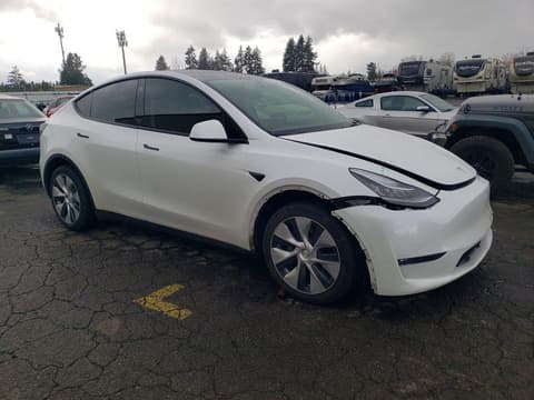 2021 Tesla Model Y, VIN 5YJYGDEE6MF215156. Фото 4 з 6 з аукціону Copart. Каталог авто зі США OpenDataCar.