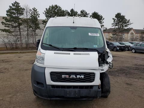 2019 Ram ProMaster 3500, VIN 3C6URVJG0KE555712. Фото 5 з 6 з аукціону Copart. Каталог авто зі США OpenDataCar.
