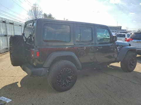 2020 Jeep Wrangler Unlimited, VIN 1C4HJXDN5LW147317. Фото 3 из 6 с аукциона Copart. Каталог авто из США OpenDataCar.