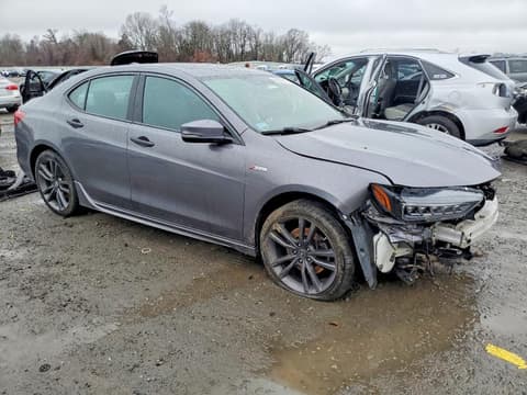 2019 Acura TLX, VIN 19UUB2F65KA004563. Photo 4 of 6 from Copart auction. OpenDataCar US salvage catalog.