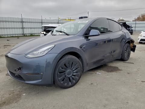2021 Tesla Model Y, VIN 5YJYGDEE1MF232852. Photo 1 of 6 from Copart auction. OpenDataCar US salvage catalog.