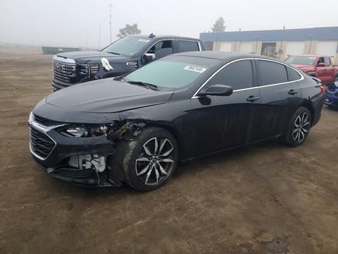 2021 Chevrolet Malibu, VIN 1G1ZG5ST5MF051593. Фото 1 з 6 з аукціону Copart. Каталог авто зі США OpenDataCar.