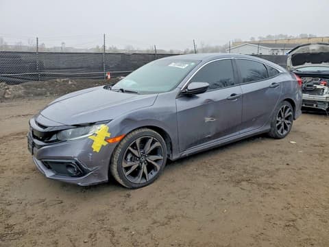 2021 Honda Civic, VIN 2HGFC2F84MH500823. Фото 1 з 6 з аукціону Copart. Каталог авто зі США OpenDataCar.