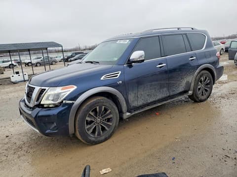 2017 Nissan Armada, VIN JN8AY2NE6H9701196. Фото 1 з 6 з аукціону Copart. Каталог авто зі США OpenDataCar.