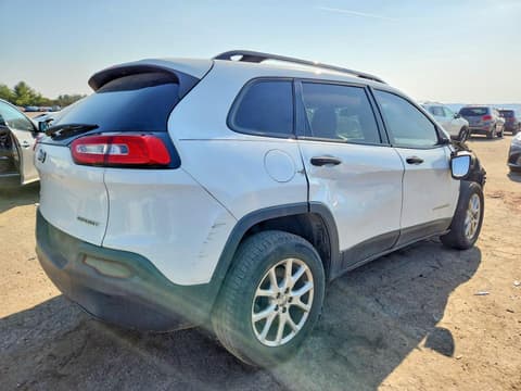 2016 Jeep Cherokee, VIN 1C4PJMAB3GW182190. Фото 3 з 6 з аукціону Copart. Каталог авто зі США OpenDataCar.