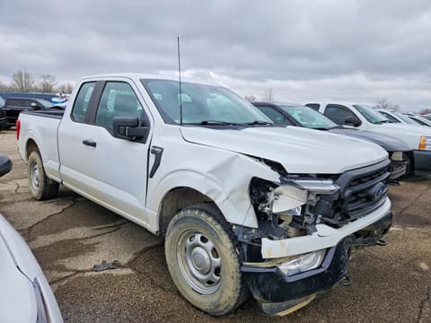 2022 Ford F-150, VIN 1FTFX1E56NKD10455. Фото 4 з 6 з аукціону Copart. Каталог авто зі США OpenDataCar.