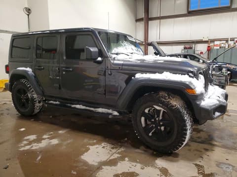 2020 Jeep Wrangler Unlimited, VIN 1C4HJXDN2LW165953. Photo 4 of 6 from Copart auction. OpenDataCar US salvage catalog.