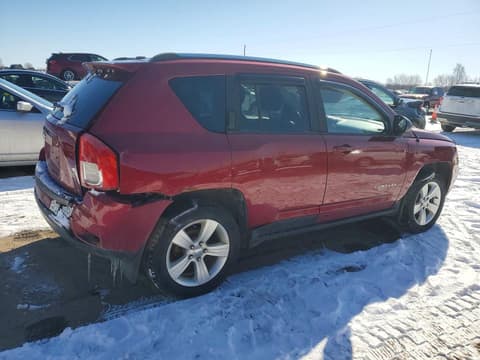 2013 Jeep Compass, VIN 1C4NJDAB9DD182760. Фото 3 з 6 з аукціону Copart. Каталог авто зі США OpenDataCar.
