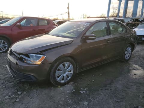2014 Volkswagen Jetta, VIN 3VWD17AJ4EM307168. Фото 1 з 6 з аукціону Copart. Каталог авто зі США OpenDataCar.