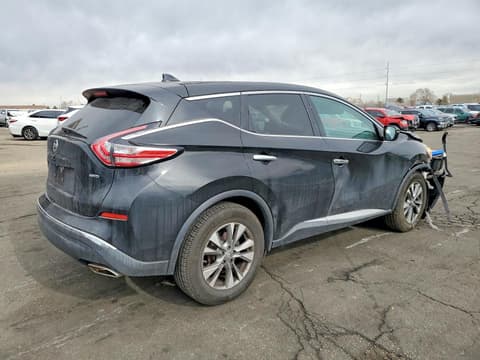 2017 Nissan Murano, VIN 5N1AZ2MHXHN169653. Фото 3 з 6 з аукціону Copart. Каталог авто зі США OpenDataCar.