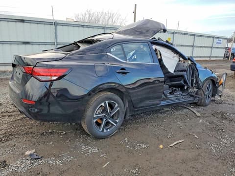 2025 Nissan Sentra, VIN 3N1AB8CV8SY379006. Фото 3 з 6 з аукціону Copart. Каталог авто зі США OpenDataCar.