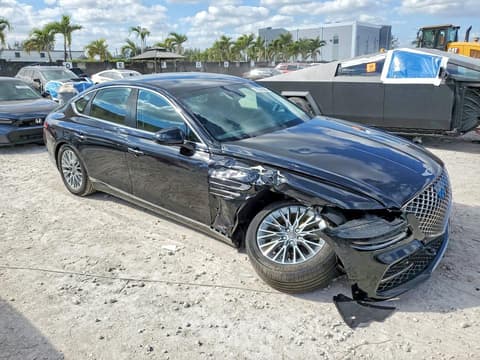 2023 Genesis G80, VIN KMTGB4SCXPU182365. Фото 4 з 6 з аукціону Copart. Каталог авто зі США OpenDataCar.