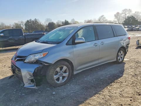 2019 Toyota Sienna, VIN 5TDKZ3DC2KS003504. Фото 1 з 6 з аукціону Copart. Каталог авто зі США OpenDataCar.
