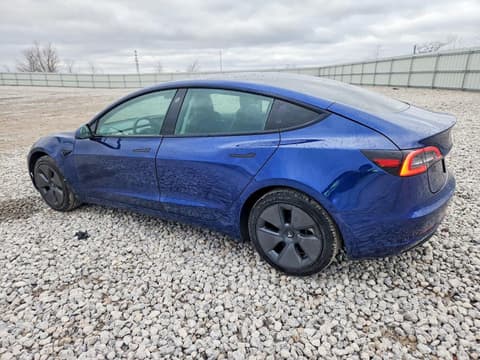 2022 Tesla Model 3, VIN 5YJ3E1EA8NF287103. Фото 2 з 6 з аукціону Copart. Каталог авто зі США OpenDataCar.