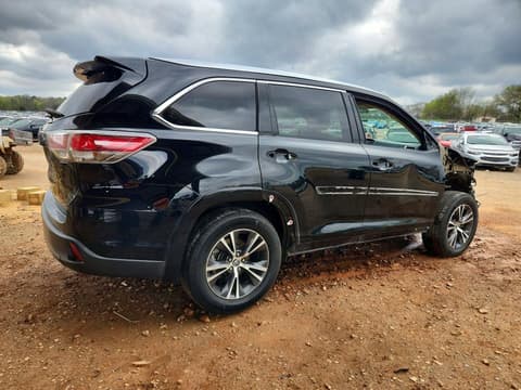 2016 Toyota Highlander, VIN 5TDKKRFH6GS128965. Фото 3 з 6 з аукціону Copart. Каталог авто зі США OpenDataCar.