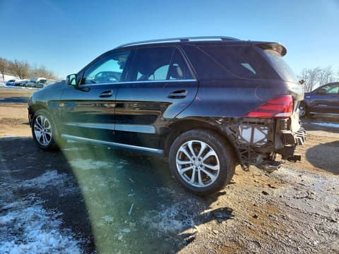 2016 Mercedes-benz GLE-Class, VIN 4JGDA5HB2GA624612. Photo 2 of 6 from Copart auction. OpenDataCar US salvage catalog.
