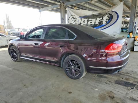 2013 Volkswagen Passat, VIN 1VWCN7A38DC024242. Фото 2 з 6 з аукціону Copart. Каталог авто зі США OpenDataCar.