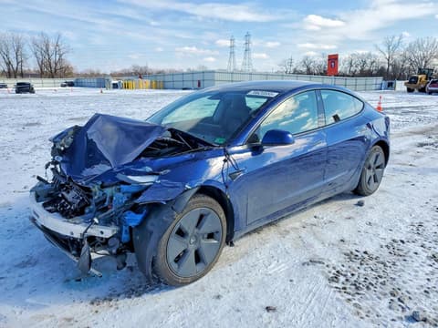 2022 Tesla Model 3, VIN 5YJ3E1EB1NF265209. Фото 1 из 6 с аукциона Copart. Каталог авто из США OpenDataCar.