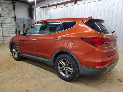 2017 Hyundai Santa Fe, VIN 5XYZTDLB9HG443823. Фото 2 из 6 с аукциона Copart. Каталог авто из США OpenDataCar.