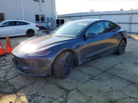 2024 Tesla Model 3, VIN 5YJ3E1EA1RF773595. Фото 1 з 6 з аукціону Copart. Каталог авто зі США OpenDataCar.