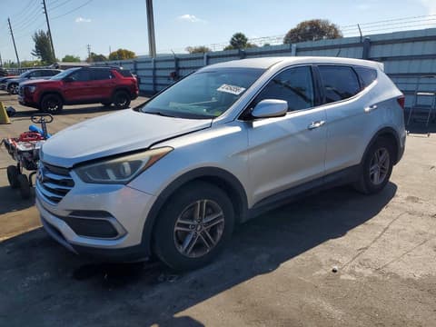 2018 Hyundai Santa Fe, VIN 5XYZT3LB5JG545281. Zdjęcie 1 z 6 z aukcji Copart. Katalog aut z USA OpenDataCar.