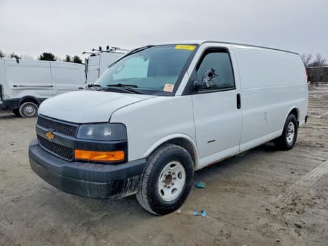 2019 Chevrolet Express 2500, VIN 1GCWGAF17K1249615. Фото 1 з 6 з аукціону Copart. Каталог авто зі США OpenDataCar.
