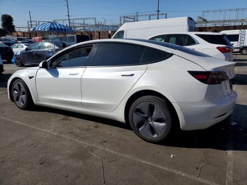 2021 Tesla Model 3, VIN 5YJ3E1EA4MF018479. Photo 2 of 6 from Copart auction. OpenDataCar US salvage catalog.