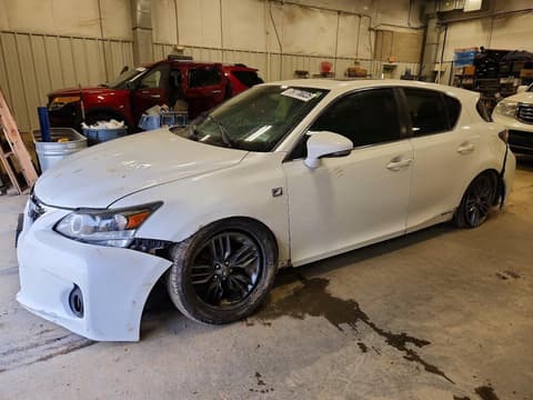 2012 Lexus CT 200h, VIN JTHKD5BH6C2051491. Фото 1 з 6 з аукціону Copart. Каталог авто зі США OpenDataCar.