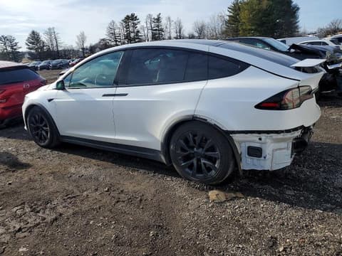 2022 Tesla Model X, VIN 7SAXCAE57NF362905. Фото 2 з 6 з аукціону Copart. Каталог авто зі США OpenDataCar.