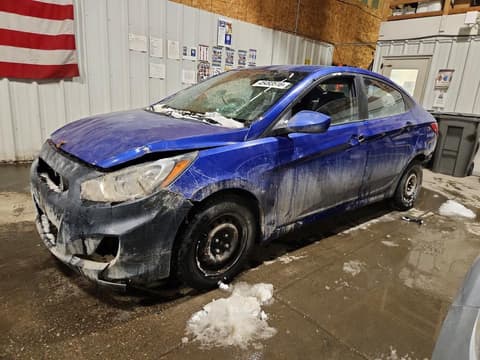 2012 Hyundai Accent, VIN KMHCT4AEXCU087548. Zdjęcie 1 z 6 z aukcji Copart. Katalog aut z USA OpenDataCar.