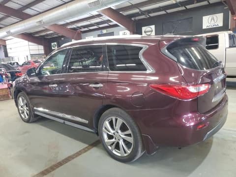 2013 Infiniti JX35, VIN 5N1AL0MM5DC327907. Фото 2 з 6 з аукціону Copart. Каталог авто зі США OpenDataCar.