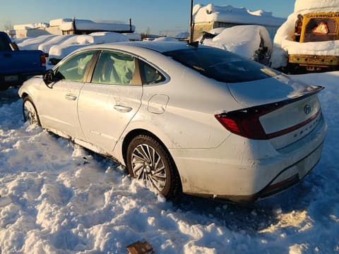 2022 Hyundai Sonata Hybrid, VIN KMHL34JJ7NA040480. Фото 2 из 6 с аукциона Copart. Каталог авто из США OpenDataCar.