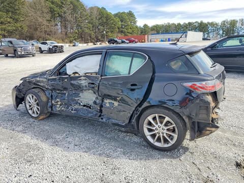 2012 Lexus CT 200h, VIN JTHKD5BH5C2117366. Фото 2 з 6 з аукціону Copart. Каталог авто зі США OpenDataCar.