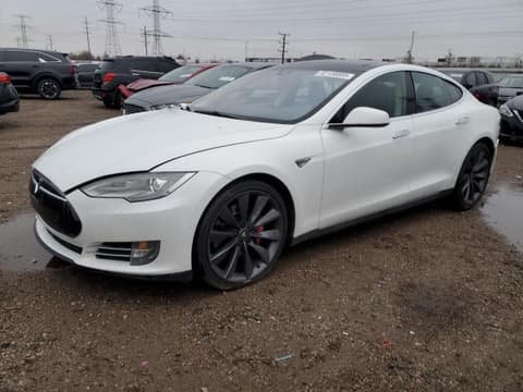 2014 Tesla Model S, VIN 5YJSA1H24EFP68395. Photo 1 of 6 from Copart auction. OpenDataCar US salvage catalog.