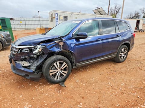 2016 Honda Pilot, VIN 5FNYF5H71GB029373. Фото 1 з 6 з аукціону Copart. Каталог авто зі США OpenDataCar.