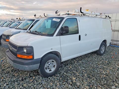 2014 Chevrolet Express 2500, VIN 1GCWGFCB4E1122884. Фото 1 з 6 з аукціону Copart. Каталог авто зі США OpenDataCar.